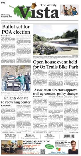 Cover of The Weekly Vista