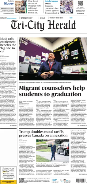 Cover of Tri-City Herald
