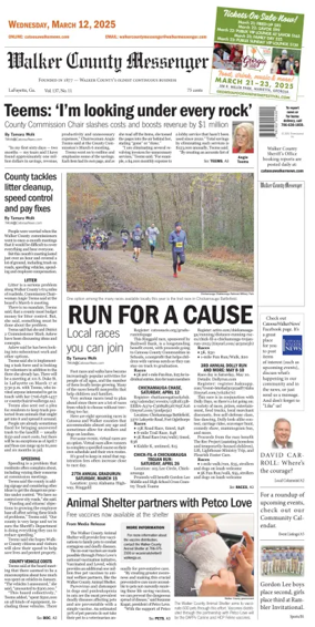 Cover of Walker County Messenger