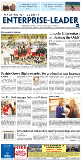 Cover of Washington County Enterprise-Leader