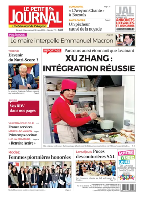 Cover of Le Petit Journal - L'hebdo local de l'Aveyron