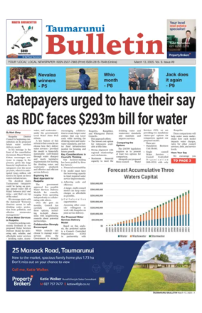 Cover of Taumarunui Bulletin