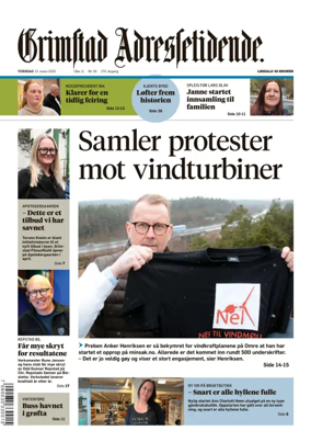 Cover of Grimstad Adressetidende