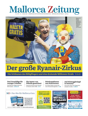 Cover of Mallorca Zeitung