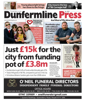 Cover of Dunfermline Press