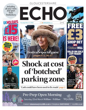 Cover of Gloucestershire Echo