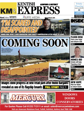 Cover of Kentish Express Ashford & District