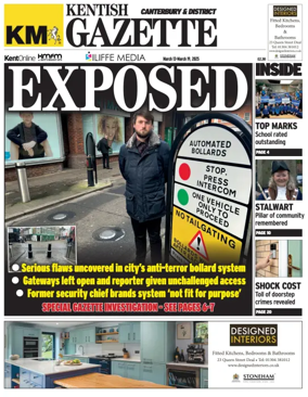 Cover of Kentish Gazette Canterbury & District