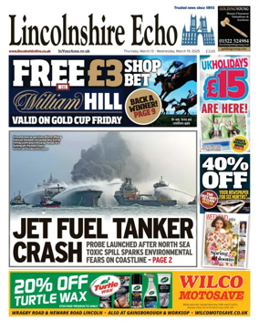 Cover of Lincolnshire Echo