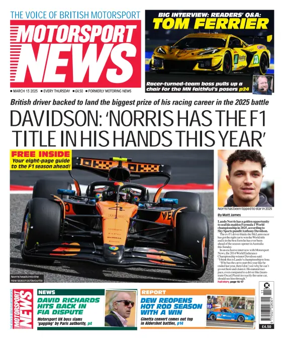 Cover of Motor Sport News