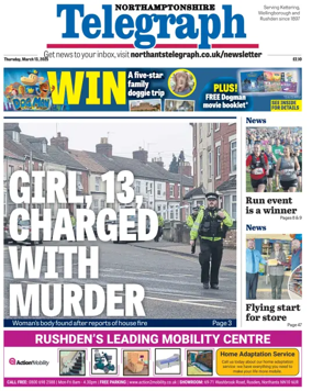 Cover of Northants Evening Telegraph