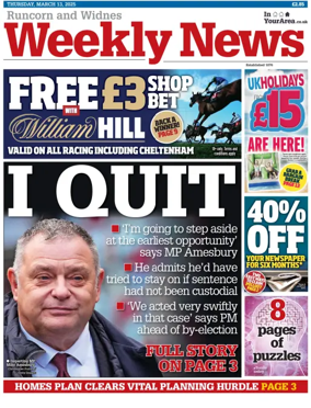 Cover of Runcorn & Widnes Weekly News