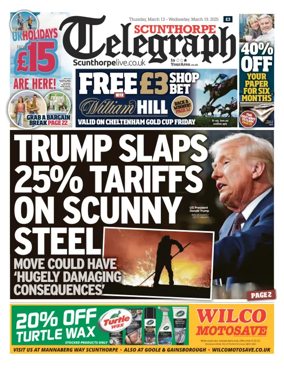 Cover of Scunthorpe Telegraph