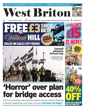 Cover of West Briton (Falmouth Penryn Helston The Lizard)