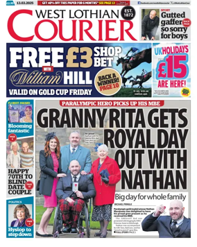 Cover of West Lothian Courier