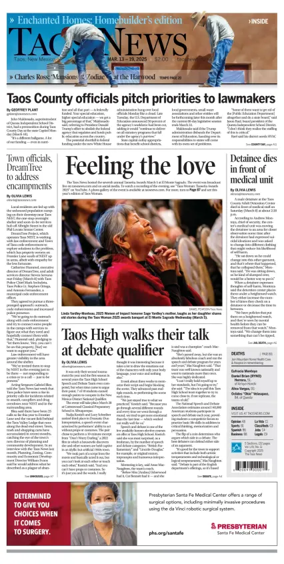 Cover of The Taos News