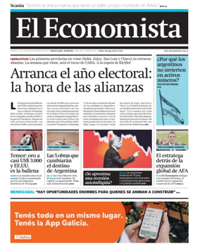 Cover of El Economista (Argentina)