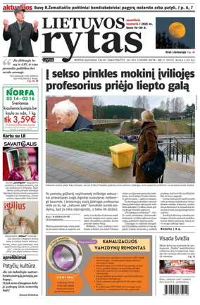 Cover of Lietuvos Rytas