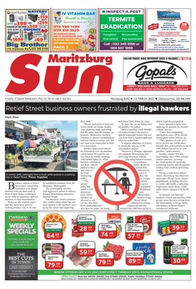 Cover of Maritzburg Sun (South Africa)