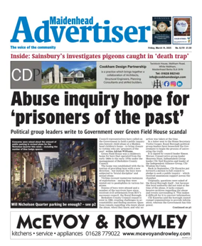 Cover of Maidenhead Advertiser