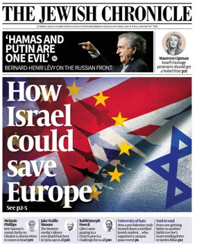 Cover of The Jewish Chronicle