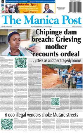 Cover of The Manica Post