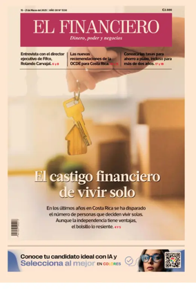 Cover of El Financiero (Costa Rica)