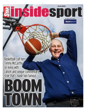 Cover of Irish Daily Star - Inside Sport