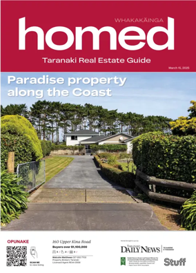 Cover of Homed Taranaki Daily News