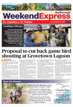 Cover of The Saturday Express, Marlborough