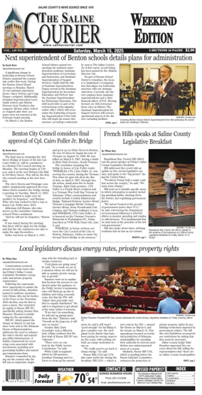 Cover of The Saline Courier Weekend