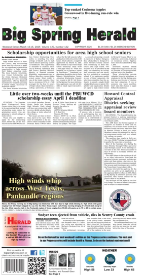 Cover of Big Spring Herald Weekend