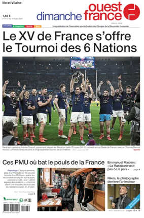 Cover of Dimanche Ouest France (Ille-et-Vilaine)