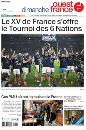 Cover of Dimanche Ouest France (Morbihan)