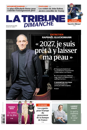 Cover of La Tribune Dimanche (France)