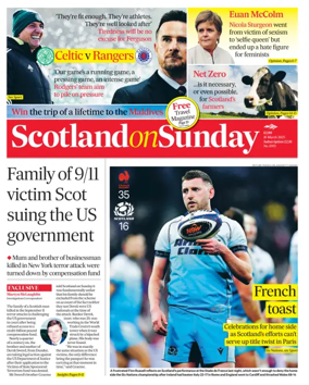 Cover of Scotland on Sunday