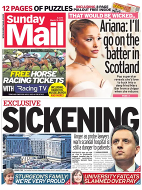 Cover of Sunday Mail (UK)