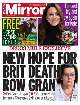 Cover of Sunday Mirror