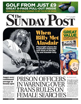 Cover of The Sunday Post (Central Edition)
