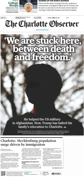 Cover of The Charlotte Observer (Sunday)