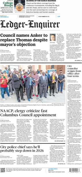 Cover of Ledger-Enquirer (Sunday)