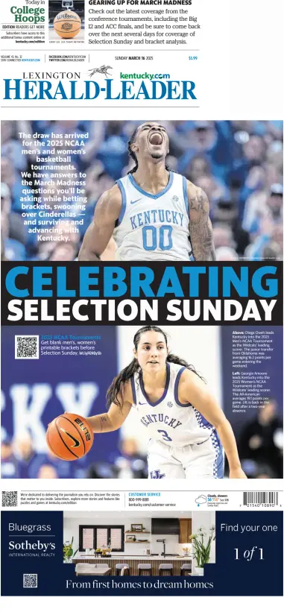 Cover of Lexington Herald-Leader (Sunday)
