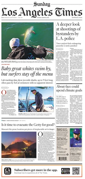 Cover of Los Angeles Times (Sunday)