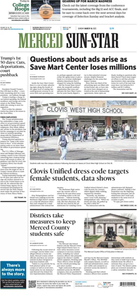Cover of Merced Sun-Star (Saturday)