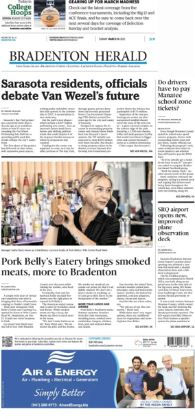 Cover of The Bradenton Herald (Sunday)