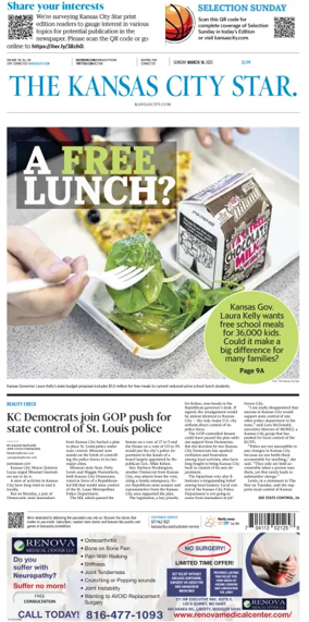 Cover of The Kansas City Star (Sunday)
