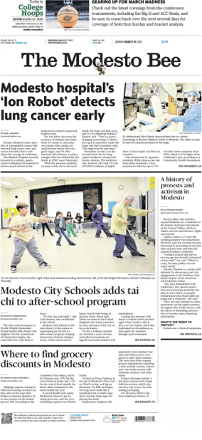 Cover of The Modesto Bee (Sunday)