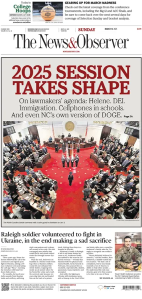 Cover of The News & Observer (Sunday)