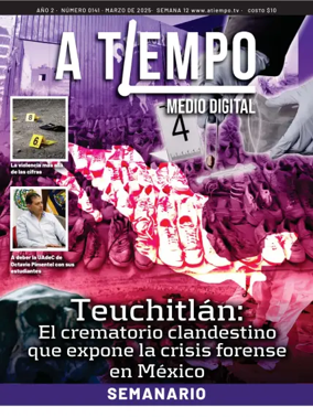 Cover of Semanario A Tiempo