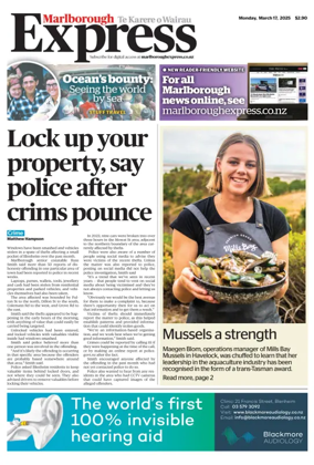 Cover of Marlborough Express